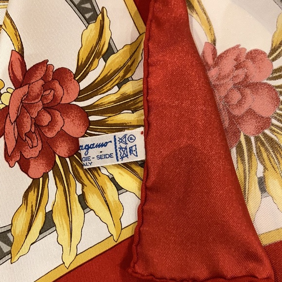 Salvatore Ferragamo Silk Scarf - Picture 3 of 7